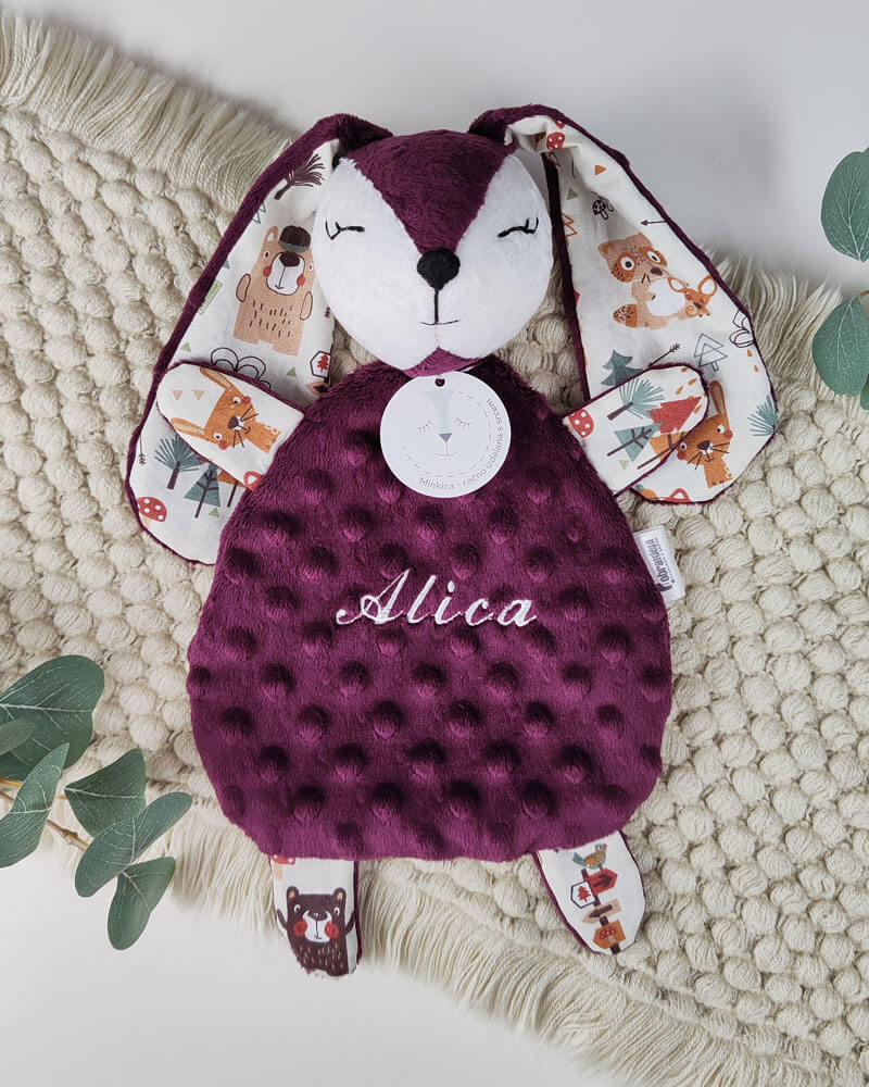 vijola zajce2k personalizirana ninica z imenom vijola zajček
